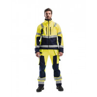 Veste Softshell High Vis 4900, jaune/bleu marine, taille L