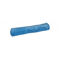 Quick&Bright chiffon microfibre bleu, avec étiquette Christ, 40 x 40 cm