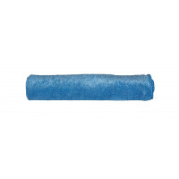 Quick&Bright chiffon microfibre bleu, avec étiquette Christ, 40 x 40 cm