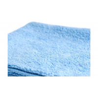 Chiffon à poussière et de polissage à poils longs QUICK&BRIGHT 2 en 1, bleu, 38 x 38 cm