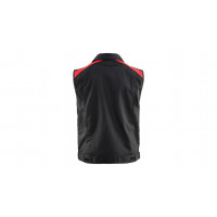 Veste de travail sans manches Industrie 3164, noir/rouge, taille S