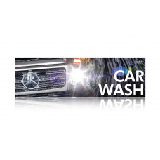 Bannière « CAR WASH » -02 300 x 90 cm - Similaire à l'illustration