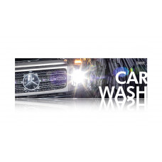 Bannière « CAR WASH » -02 300 x 90 cm - Similaire à l'illustration