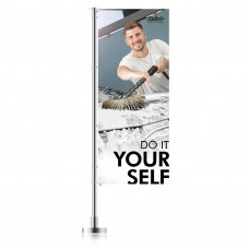 Bannière parc de lavage « DO IT YOURSELF » 120 x 300 cm - Similaire à l'illustration