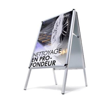 Affiche publicitaire DIN A4 « NETTOYAGE EN PROFONDEUR » (jantes) - français