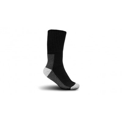 Chaussettes de travail, noir/gris, chauffantes, Elten Thermo Socks, taille 39-42