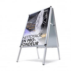 Affiche publicitaire DIN A1 « NETTOYAGE EN PROFONDEUR » (jantes) - français - Similaire à l'illustration