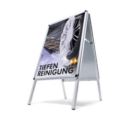 Affiche publicitaire DIN A3 « NETTOYAGE EN PROFONDEUR » (jantes) - allemand