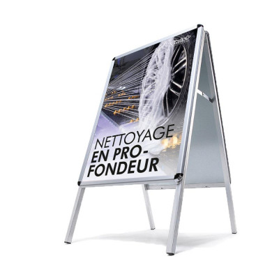 Affiche publicitaire DIN A3 « NETTOYAGE EN PROFONDEUR » (jantes) - français
