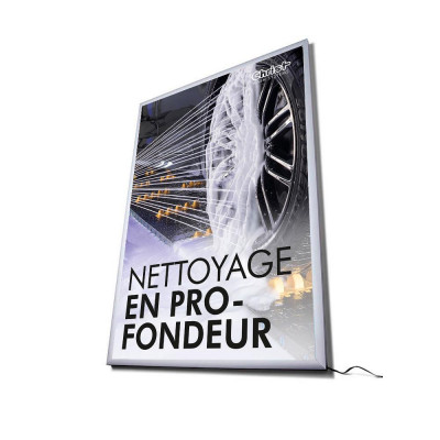 Film backlight « NETTOYAGE EN PROFONDEUR » (jantes) DIN A1 – français