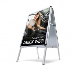 Affiche publicitaire DIN A3 aspirateur « Aspire la saleté » - allemand - Similaire à l'illustration