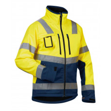 Veste Softshell High Vis 4900, jaune/bleu marine, taille XS - Similaire à l'illustration