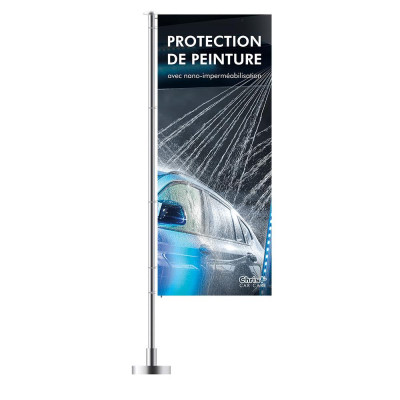 Bannière « PROTECTION DE PEINTURE » 120 x 300 cm –français