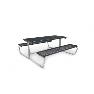 Combinaison siège-table Palma Spektrum, sans dossier, gris anthracite