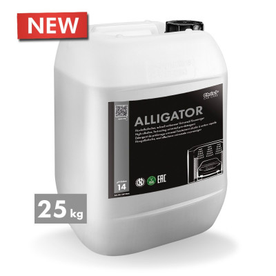 ALLIGATOR, détergent de prélavage universel hautement alcalin à action rapide, 25 kg