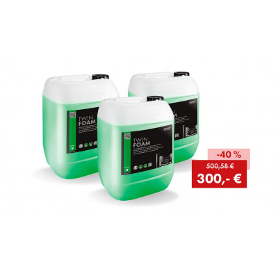 Pack promotionnel TWIN FOAM 2025 : 3 bidons de 25 kg