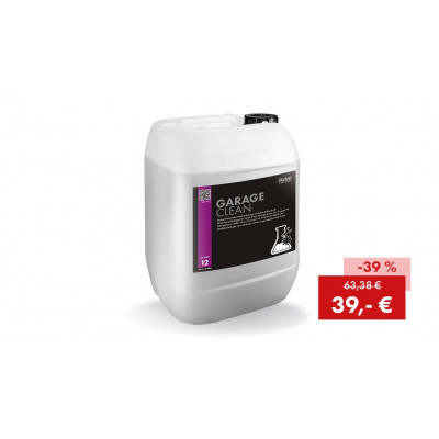 Offre promotionnelle GARAGE CLEAN, nettoyant pour ateliers : bidon de 10 kg à un prix spécial