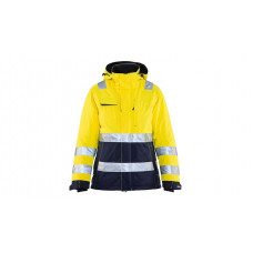 Veste d'hiver High Vis pour femme 4872, jaune/bleu marine, taille S - Similaire à l'illustration