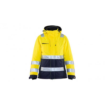 Veste d'hiver High Vis pour femme 4872, jaune/bleu marine, taille XL