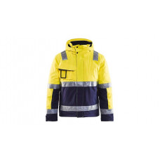 Veste Softshell High Vis 4987, jaune/bleu marine, taille S - Similaire à l'illustration