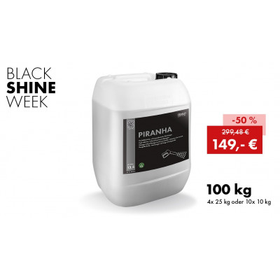 BLACK SHINE WEEK 2025 - 100 kg PIRANHA, pré-nettoyant alcalin, CH116xx