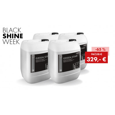 BLACK SHINE WEEK 2025 - 100 kg GREEN STAR, pré-nettoyant alcalin spécial, CH109
