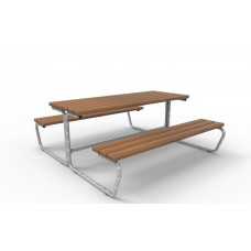 Combinaison siège-table Palma Spektrum, sans dossier, gris anthracite - Similaire à l'illustration