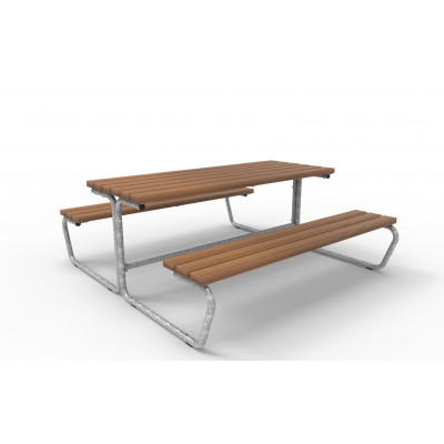 Combinaison siège-table Palma Spektrum, sans dossier, gris anthracite