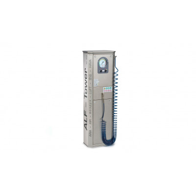 Gonfleur pneumatique, ALF TOWER EL avec étalonnage, acier inoxydable