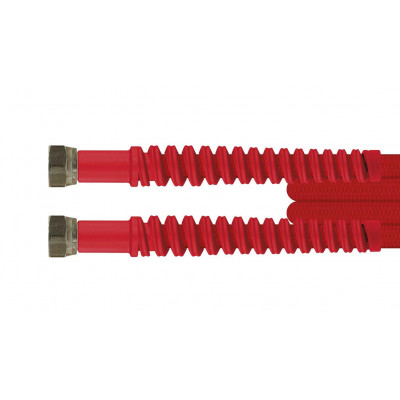Tuyau haute pression, 4,70 m, rouge, cône d'étanchéité (DKR) 3/8
