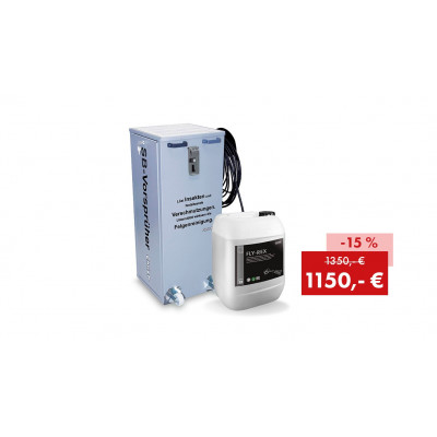 Appareil d'aspersion préalable Christ Fly-Rex self-service complet mobile pour stations de lavage pour l'élimination des insectes et le nettoyage des jantes