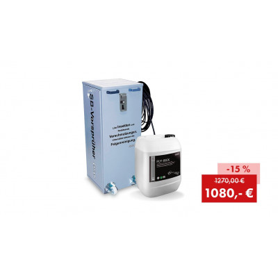 Appareil d'aspersion préalable Christ Fly-Rex self-service complet mobile pour stations de lavage pour l'élimination des insectes et le nettoyage des jantes