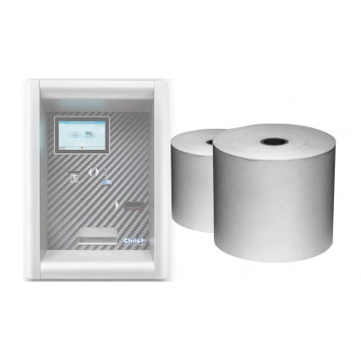 Rouleau de papier thermique L=60 mm D=90 Vendor GPR-060-090-025-080-10-IN1k