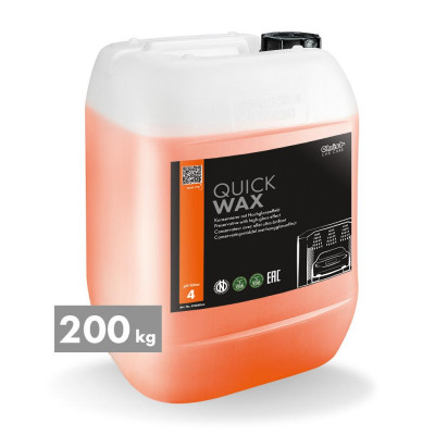 QUICK WAX, conservateur avec effet ultra-brillant, 200 kg