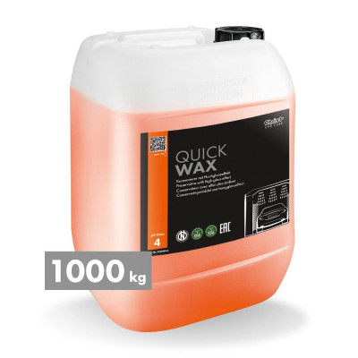 QUICK WAX, conservateur avec effet ultra-brillant, 1 000 kg