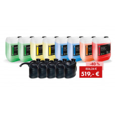 Kit promotionnel de produits chimiques pour station de lavage à portique de station-service – printemps 2026 - Similaire à l'illustration