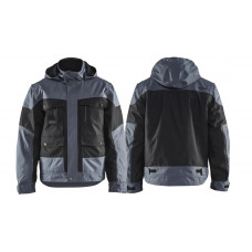 Veste d'hiver à capuche 4886, noir/gris, taille XL - Similaire à l'illustration