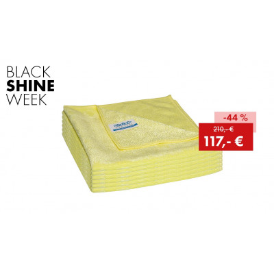 Vente : 200 chiffons en microfibre QUICK&BRIGHT jaunes