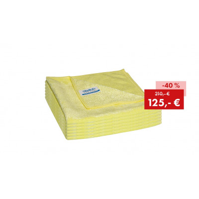 Vente : 200 chiffons en microfibre QUICK&BRIGHT jaunes