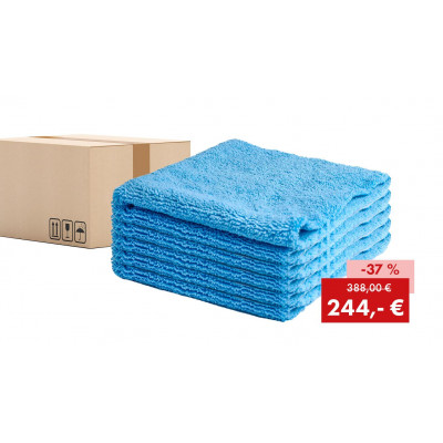 Chiffon à poussière et de polissage à poils longs QUICK&BRIGHT 2 en 1, bleu, 38 x 38 cm : 200 pièces Chiffon à poussière et de polissage à poils longs QUICK&BRIGHT 2 en 1, bleu, 38 x 38 cm : 200 pièces